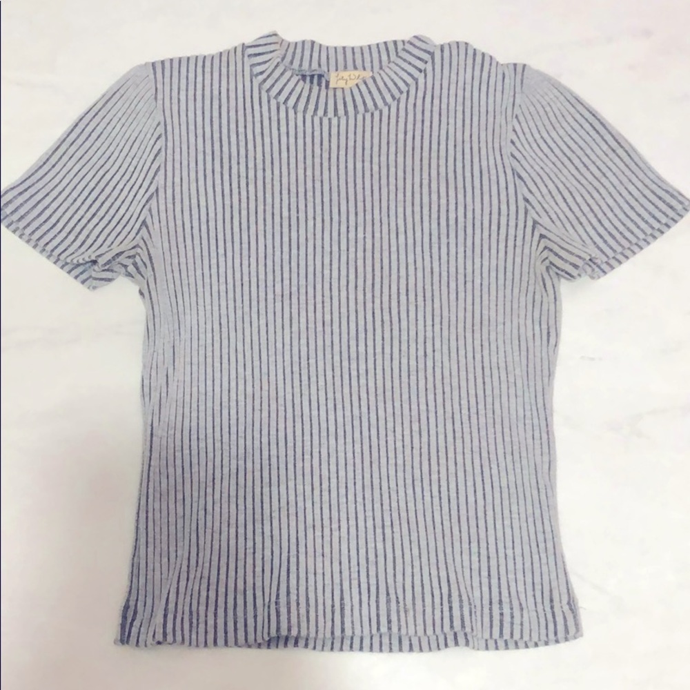 Grey Striped Shirt